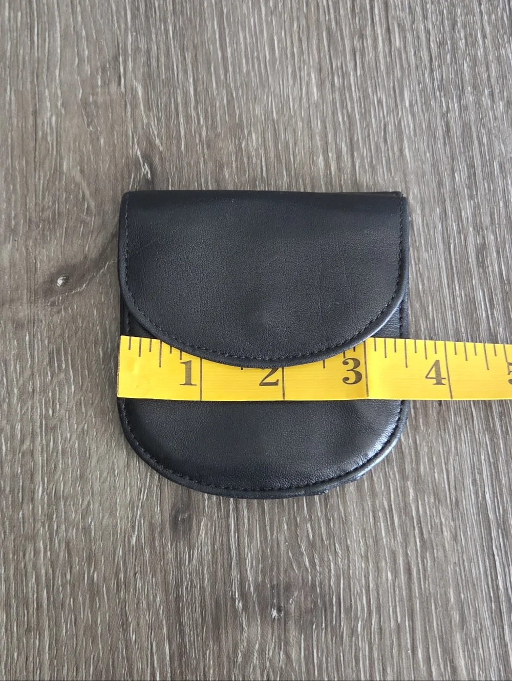 Stone Mountain Black Leather Taxi Wallet